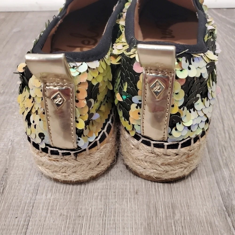 Sam Edelman Carrin Sequin Espadrille Sneakers